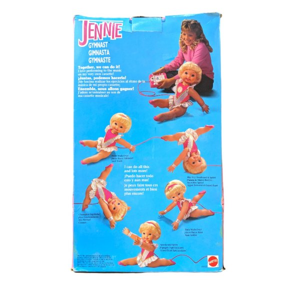 NEW - Vintage 1993 - Jennie Gymnast with Detachable Remote Control - Picture 2 of 5